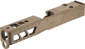 TRYBE Defense Glock 19 Gen 3 Slide, Venom Cut, Version 2, FDE