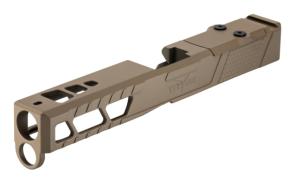 TRYBE Defense Glock 17 Gen 4 DeltaPoint Pro Cut Slide Version 2, FDE