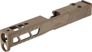 TRYBE Defense Glock 17 Gen 5 DeltaPoint Pro Cut Slide Version 2, FDE