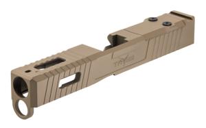 TRYBE Defense Glock 19 Gen 4 Slide, Venom Cut, Version 1, FDE