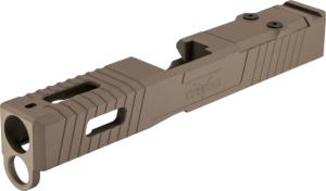 TRYBE Defense Glock 19 Gen 4 Pistol Slide Viper Cut FDE