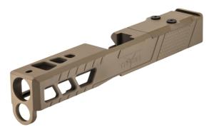 TRYBE Defense Glock 19 Gen 4 Slide, Venom Cut, Version 2, FDE