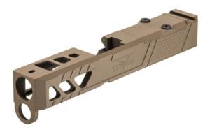 TRYBE Defense Glock 26 Gen 3-4 Slide, RMR Cut, FDE