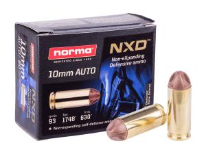Norma 10mm 93 gr NXD 20rds Handgun Ammo for Accurate and Powerful Shots - 611340020