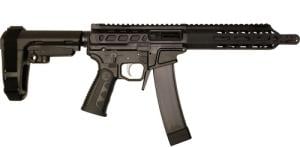 Wraithworks WARSCORP9 Side-charging AR Pistol - Black | 9mm | 8.5" Barrel | 7" M-LOK Rail | SBA3 Brace | Accepts Scorpion Mags