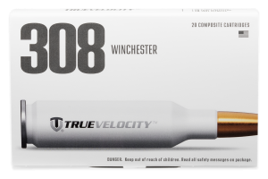 True Velocity .308 Winchester Ammo 168 Grain JHP-BT Sierra MatchKing 20 Rounds