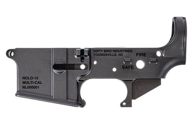 Dirty Bird NOLO AR-15 Stripped Forged Lower Receiver