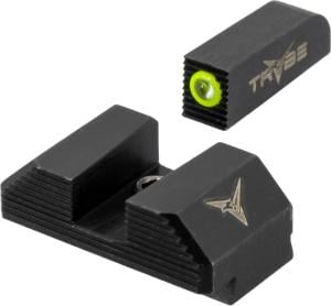 TRYBE Defense High Glow 1-Dot Tritium Glock Night Sights 1DTSST