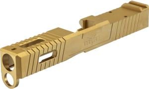 TRYBE Defense Glock 19 Gen 4 Slide RMR Cut Gold