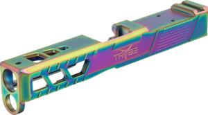 TRYBE Defense Glock 19 Gen 5 Slide Vortex Viper Cut Chameleon