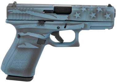 Glock 23 Gen 5 Compact Blue Titanium Flag Cerakote