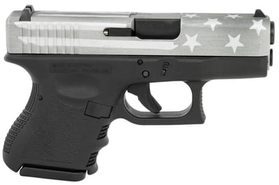 Glock 26 Gen 3 Gray Battle Worn Flag