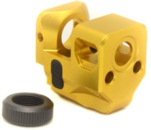 Killer Innovations Velocity Glock 17/19 Gen 3 Barrel Compensator Gold
