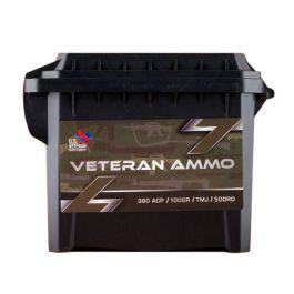 Veteran Ammo .380 ACP 100gr TMJ 500rd Ammo Can - HMCAN-380-500