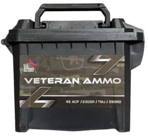 Veteran Ammo 45 ACP 230gr Centerfire Pistol Ammunition for Sale at BattleHawk Armory!