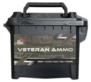 Veteran Ammo 9mm 147gr NAS3 Pistol Ammunition for sale at BattleHawk Armory!
