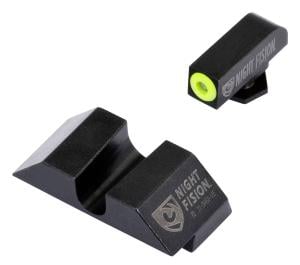 Night Fision Glock 17/19/22/23/24/26/28/32/34 Night Sight Set, Yellow / Blank