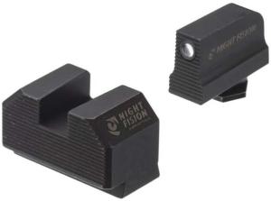 Night Fision Glock 42 / 43 / 43X MOS Stealth Night Sight Set Black / Blank