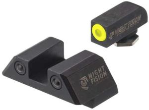 Night Fision Standard Height Glock 48 Night Sight Set, Yellow 810116036981