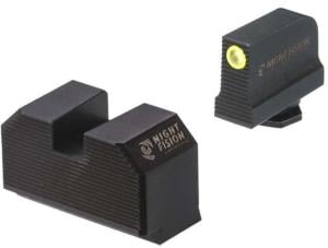 Night Fision Glock 17,19,22,23,34,40,45,47 Optics Ready Stealth Lower 1/3rd Night Sight Set