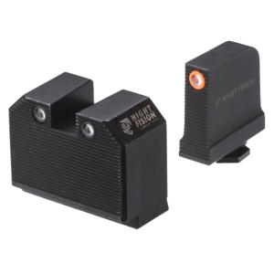 Night Fision Glock 17/19/22/23/34/40/45/47 Optics Ready Stealth Night Sight Set