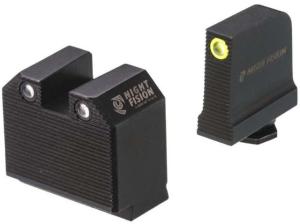 Night Fision Optics Ready Stealth Glock 48 Night Sight Set, Yellow 810116038169