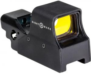 Sightmark Ultra Shot M-Spec 1x 65 MOA Red Circle Dot Reflex Sight, CR2 Battery, Black 810119019547