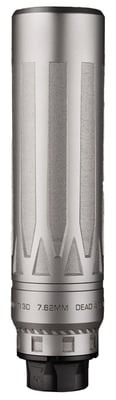 DEAD AIR NOMAD TI XC 7.62MM DIRECT THREAD SILVER 6.7"/9.6OZ NOMADTIXCDTSIL
