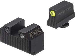Night Fision Glock 17,19,45 Optic Height Night Sight Set