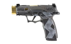 Shark Coast Tactical Sig Sauer P365X Komodo Anime Black/Gold 9mm 300-252-0409-04