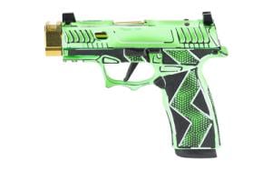 Shark Coast Tactical Sig Sauer Komodo Anime Dayglow Green/Gold 9mm 300-252-0409-14