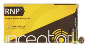Inceptor Sport Utility Ammo 45 Auto 130gr Frangible Rnp - 45 Auto 130gr Frangible Rnp 50/Box