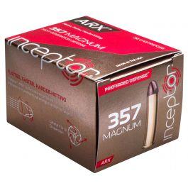 Inceptor Preferred Defense Ammo 357 Magnum 86gr Frangible Arx - 357 Magnum 86gr Frangible Arx 20/Box