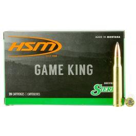 HSM Ammunition Game King 150 gr Spitzer Boat Tail .30-06 Spfld Ammo, 20/box - HSM-30-06-39-N 