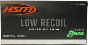 HSM AMMO 7MM REM MAG 140GR. SBT LOW RECOIL 20-PACK 