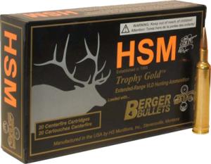HSM Ammunition Trophy Gold 6.5 Creedmoor Ammo - 6.5 Creedmoor 140gr Vld Target 20/Box