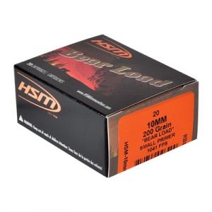 HSM Bear Load Hard Cast Handgun Ammunition 10mm Auto 200gr RNFP 1041 fps 20/ct 10MM-9-N-20