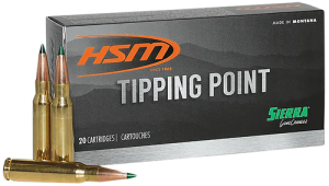 HSM Ammunition Tipping Point 2 7mm Remington Magnum 162 gr SST 20rds Rifle Ammo for Extreme Performance - 7MMMAG-27-N 7MMMAG-27-N