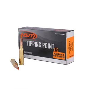 HSM Tipping Point 6.5 Creedmoor 140 Grain SST Centerfire Rifle Ammo 65CREEDMOOR-8-N