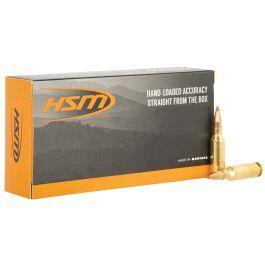 HSM Ammunition Centerfire Rifle V-Max 6mm ARC 75 gr JHP 20rds Rifle Ammo for High Velocity Jacketed Hollow Point - 6ARC1N 