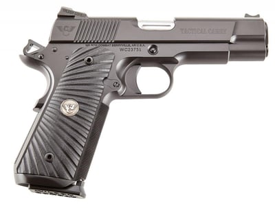 Colt Mfg O7082CE 1911 Combat Elite 9mm Luger 3 8+1 Two-Tone Elite Black  G10 Half Checkered w/Scallop Grip