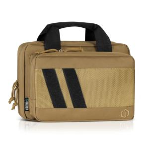 Savior Equipment Specialist Double Pistol Case, Dark FDE, HC-DGSPORT-WS-TN HCDGSPORTWSTN