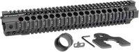 Midwest Industries 14" Quad Rail Combat T-Series Free Float Handguard, Black Anodized