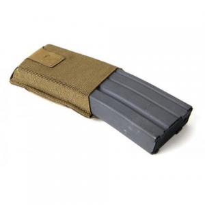 Blue Force Gear High Rise M4/AR-15 Belt Mounted Single Magazine Pouch Ten Speed Military Grade Elastic Coyote Brown