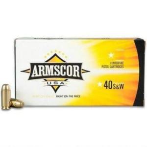 Armscor .40 S&W 180 Grain Jacketed Hollow Point Centerfire Handgun Ammo