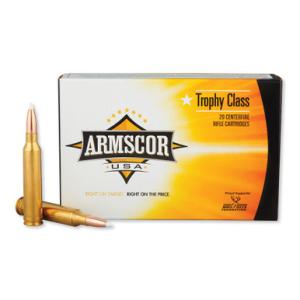 Armscor 7mm Rem Mag Ammunition 165 Grain PT 2900 fps 20 Rounds