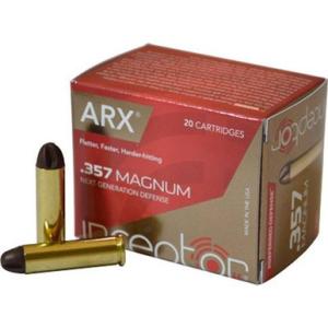 Inceptor ARX .357 Mag Ammunition Self Defense 87 Grain Cu/P 1650 fps 20 Rounds