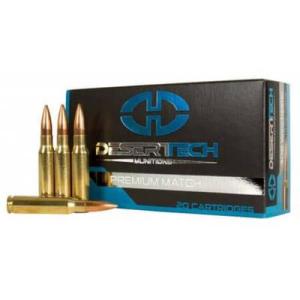 Desert Tech Premium Match .308 Win Ammo 175 grain Open Tip Match Boat Tail Brass Cased Centerfire 20 Rounds