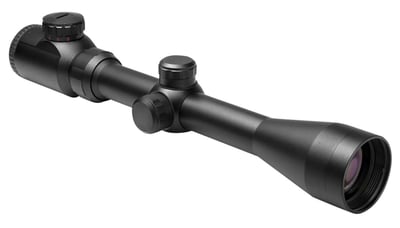 NcSTAR 3-9x40 Black Scope/Red & Green Ill./Green Lens/Weaver Rings