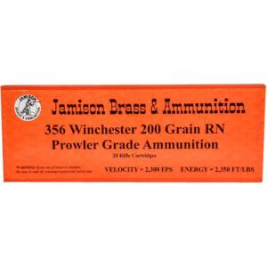 Jamison Prowler Grade .356 Winchester Ammunition 200 Grain Sierra SPRN 2300 fps 20 Rounds 356WIN200PRL
